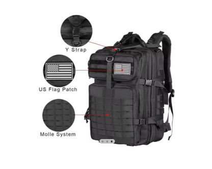 🎒 Morral Militar 50L – Resistencia y Espacio para tus Aventuras 🔥